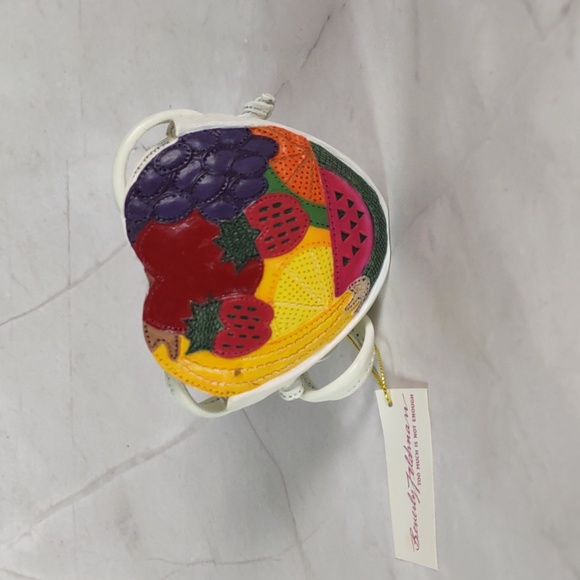 Just The Right Style "Fruity" Purse by Beverly Feldman Miniature Figurine - Picture 1 of 8